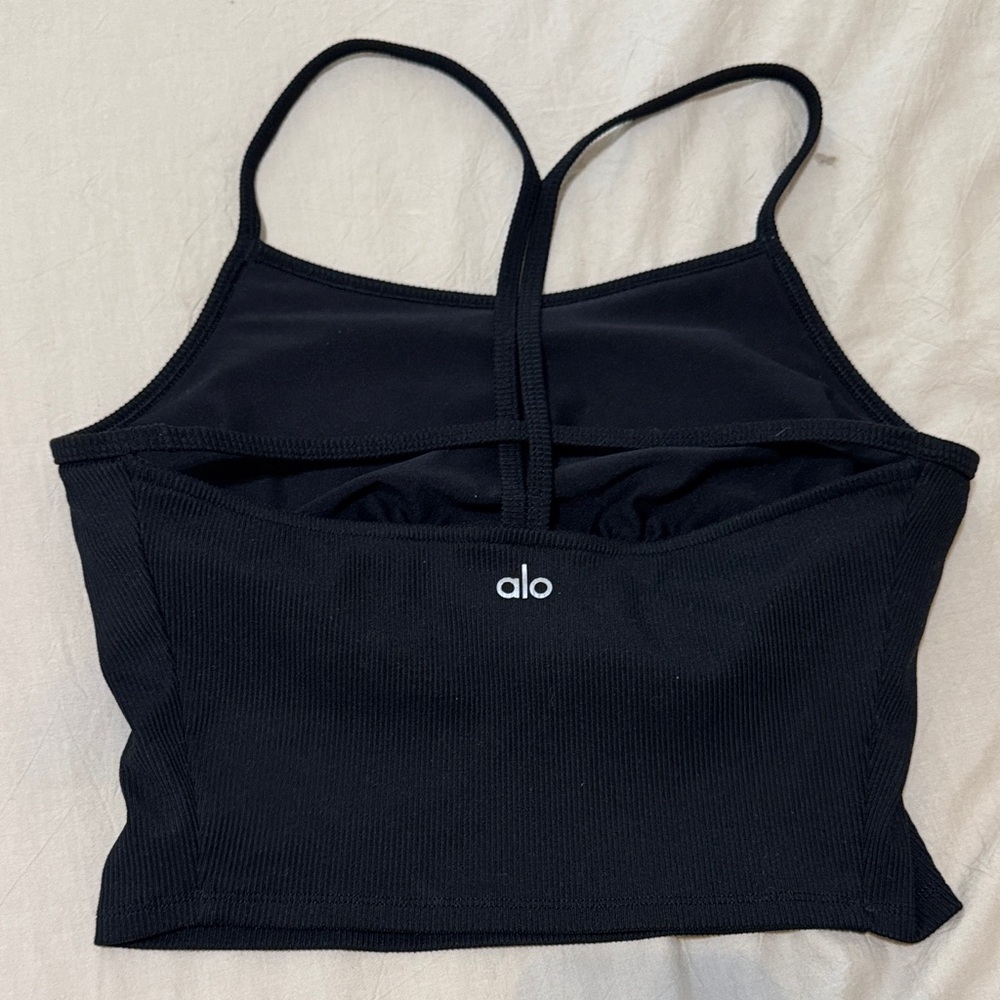 ALO Yoga Black Crop Top